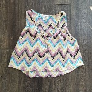 Abound Chevron Multicolored Top - small